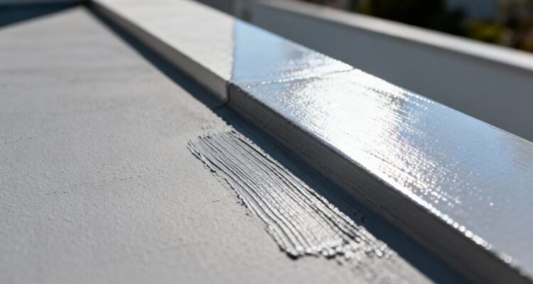 Wall with matte and satin paint finishes