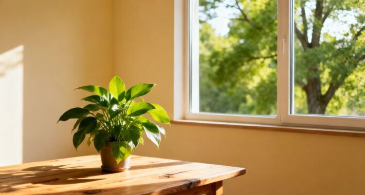 Eco-friendly paint colors in a bright, healthy interior.